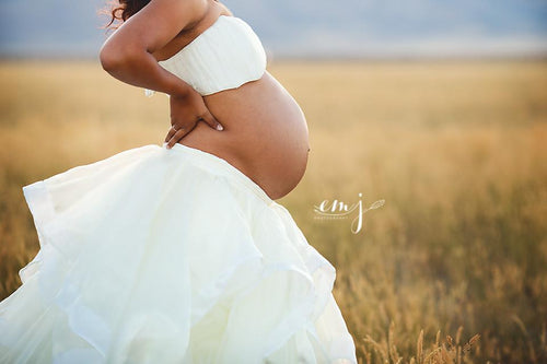 Constance Tutu Set • Constance Couture Maternity Tutu • Couture Tutu and Top Set • Maternity Gown • Organza Dress • Maternity Photo Prop • Bridesmaid • Wedding • by Sew Trendy