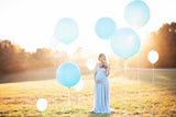 Jamie Gown • Three Panel Flowing Chiffon Gown • Maternity Gown • Sweetheart Top Maternity Gown • by Sew Trendy