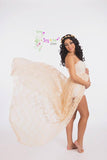 Tiffany Gown • Timeless Hand Made Lace Maternity Gown • by Sew Trendy