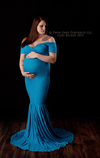 Mckayla Gown • Fitted Maternity Gown • Cap Sleeve Maternity Gown • Slim Fit Mermaid Gown • Sweetheart Style Dress • Bridesmaid Dress  • Event Gown • Photo Shoot • by Sew Trendy