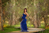 Milena Gown • Soft Knit Maternity Dress • Mermaid Style Gown • Sweetheart Maternity Gown • by Sew Trendy