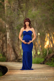 Milena Gown • Soft Knit Maternity Dress • Mermaid Style Gown • Sweetheart Maternity Gown • by Sew Trendy