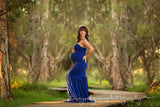 Milena Gown • Soft Knit Maternity Dress • Mermaid Style Gown • Sweetheart Maternity Gown • by Sew Trendy