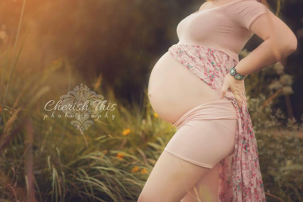 Knit Maternity Shorts • Soft Stretch Knit Maternity Shorts • Maternity Gown Shorts • Comfort Maternity Shorts • Stretch Knit Shorts • by Sew Trendy