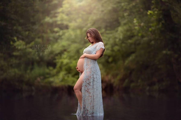 Whitney Gown • Lace Maternity Gown • Lace Infinity Dress • Maternity Dress •  Maternity Gown • Bridesmaid Dress • Senior Photo Shoot • by Sew Trendy