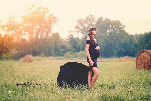 Audrey Gown • Fitted Maternity Gown • Cap Sleeve Maternity Gown • Slim Fit Gown • Sweetheart Style Dress • Bridesmaid Dress  • Event Gown • Photo Shoot • by Sew Trendy