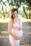 Courtney Gown • Slim Fit Pregnancy Gown • Sweetheart Tank Style Gown • Slim Fit Maternity Gown • Maternity Gown • by Sew Trendy