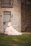 Harlow Gown • Couture Ruffle Gown • Couture Maternity Gown • Belle Gown • Couture • by Sew Trendy