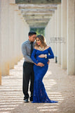 Priscilla Gown • Lace Maternity Gown • Priscilla Maternity Gown • Mermaid Style Maternity Gown • Long Sleeve Maternity Gown • by Sew Trendy
