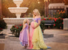 Mommy & Me Gown Set {pastel tones} • Hope & Evangeline set •  Rainbow Maternity Gown • Rainbow Baby Line • Multi-layer Chiffon Dress • Maternity Dress • Chiffon Maternity Gown • Rainbow Pregnancy Gown • by Sew Trendy