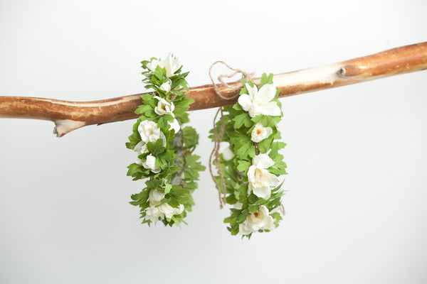 Kona Floral Crown • Simple Floral Crown • Ivory Floral Crown • Princess Floral Crown • Bohemian Crown | Ready To Ship • by Sew Trendy