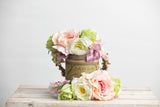 Primrose Crown • Floral Grapevine Crown • Bohemian Floral Crown • Rose Crown • Moss Crown • Large Flower Crown | Ready To Ship • by Sew Trendy
