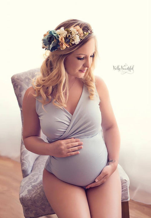 Natalia Bodysuit • Knit Tank Body Suit • Tank Top Bodysuit • Bodysuit Maternity Top • Bodysuit Top • Leotard Shirt • Bodysuit with Snaps • by Sew Trendy