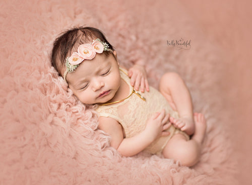 Evie Romper • Newborn Lace Romper • Sitter Lace Romper • Dainty Romper • Newborn Photography Romper • by Sew Trendy