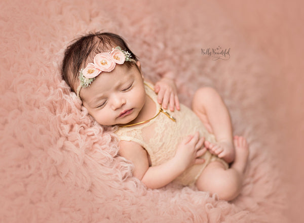 Evie Romper • Newborn Lace Romper • Sitter Lace Romper • Dainty Romper • Newborn Photography Romper • by Sew Trendy