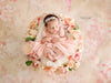 Tia Dress • Newborn Princess • Newborn Sheer Dress • Sitter Set with Bow • Adorable Newborn Gown • by Sew Trendy