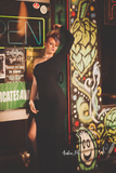 Anita Gown • One Shoulder Gown • Fitted Gown • Pregnancy Gown • Slim Fit Maternity Gown • Wedding Gown • Party Gown • Holiday Dress • by Sew Trendy
