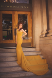 Anita Gown • One Shoulder Gown • Fitted Gown • Pregnancy Gown • Slim Fit Maternity Gown • Wedding Gown • Party Gown • Holiday Dress • by Sew Trendy
