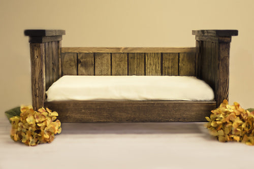 CLEARANCE | Newborn Shabby Chic DayBed Photography Prop • by Sew Trendy