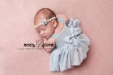 Tia Dress • Newborn Princess • Newborn Sheer Dress • Sitter Set with Bow • Adorable Newborn Gown • by Sew Trendy