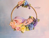 Destiny Gown • Rainbow {pastel tones} Newborn Gown • Rainbow Baby • by Sew Trendy