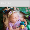 Dream Baby Tiebacks • Princess Tieback • Newborn Headband • Baby Tieback • Stretch Headband • Newborn Photo Prop | Ready To Ship • by Sew Trendy