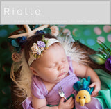 Dream Baby Tiebacks • Princess Tieback • Newborn Headband • Baby Tieback • Stretch Headband • Newborn Photo Prop | Ready To Ship • by Sew Trendy
