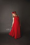 RTS: Coraline Girls Ruffle Neck Gown | Ready to Ship • by Sew Trendy