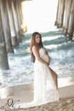 Tiffany Gown • Timeless Hand Made Lace Maternity Gown • by Sew Trendy