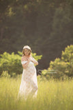 Bianca Gown • Droop Sleeve Maternity Gown • Sweetheart Maternity Gown • Lace Pregnancy Gown • Bridesmaid Dress • Senior Photo Shoot • by Sew Trendy
