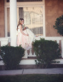 Flora Gown • Girls Couture Gown • Chiffon Panel Gown • by Sew Trendy