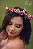 Emersyn Flower Crown • Simple Flower Crown • Wedding Flower Crown • Flower Girl Crown | Ready To Ship • by Sew Trendy