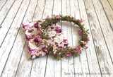 Emersyn Flower Crown • Simple Flower Crown • Wedding Flower Crown • Flower Girl Crown | Ready To Ship • by Sew Trendy