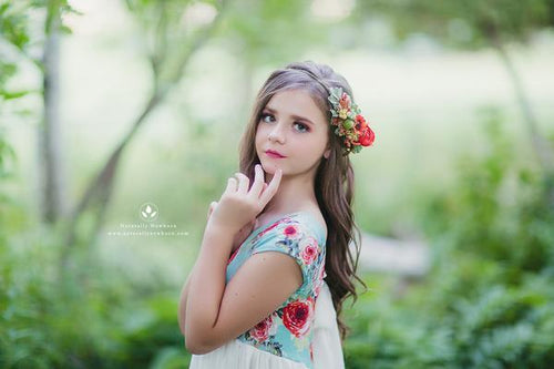 Adley Floral Crown •  Fall 2017 Florals • Sage Brick Floral Crown • Boho Flower Crown • Floral Crown | Ready To Ship • by Sew Trendy