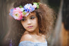 Nadia Floral Crown • Pastel Floral Crown • Hydrangea Crown • Party Crown • Bohemian Crown | Ready To Ship • by Sew Trendy