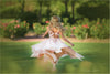 Mommy & Me Gown Set • Cecily & Celia Set • Lace Mermaid Style Halter Maternity Gown • by Sew Trendy