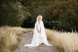 Hermione Cape • Chiffon Cape • Ruffle Cloak • Ruffled Chiffon Cloak • Ruffled Sheer Cape • by Sew Trendy