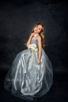 Madison Gown • Bridal Tulle Lace Lined Knit Top Girls Tutu • by Sew Trendy