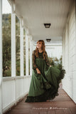 Marie Gown • Vintage Style Chiffon Dress • Girls Country Dress • Girls Lace Chemise • by Sew Trendy