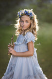Lavender Blue Floral Crown • Organic Crown • Bohemian Crown • Lavender Crown • Flower Girl Crown • Wedding Crown • Photo Shoot Crown | Ready to Ship • by Sew Trendy
