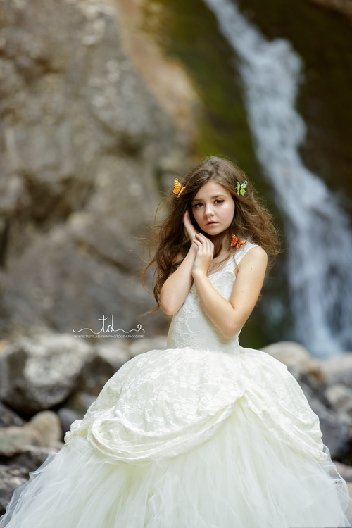 Pearl Girls Couture Tutu • Girls Couture Tutu • Princess Dress • Flower Girl Dress • Tulle Gown • Fairy Princess Gown • Wonderland Dress • by Sew Trendy