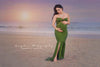 Milena Gown • Soft Knit Maternity Dress • Mermaid Style Gown • Sweetheart Maternity Gown • by Sew Trendy