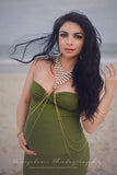 Milena Gown • Soft Knit Maternity Dress • Mermaid Style Gown • Sweetheart Maternity Gown • by Sew Trendy