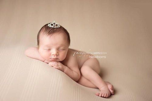 Miora Newborn Crown • Mini Rhinestone Crown • Newborn Crown | READY TO SHIP • by Sew Trendy