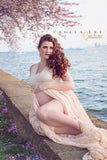 Merinda Gown • Lace Infinity Gown • Lace Maternity Gown • Maternity Dress • Maxi Dress • Senior Photo Shoot • Bridesmaid Dress • by Sew Trendy