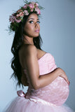Morgan Deluxe Maternity Tutu and Sweetheart Lace Top Set • by Sew Trendy