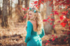 Krysten Gown • Boat Neck Slim Fit Maternity Gown • Long Sleeved Slim Dress • Droop Back Gown • by Sew Trendy
