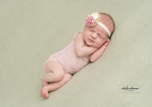 Evie Romper • Newborn Lace Romper • Sitter Lace Romper • Dainty Romper • Newborn Photography Romper • by Sew Trendy