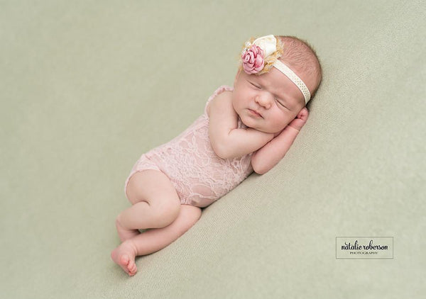 Evie Romper • Newborn Lace Romper • Sitter Lace Romper • Dainty Romper • Newborn Photography Romper • by Sew Trendy