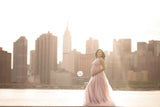 Kaitlyn Gown • Mesh Infinity Gown • Maternity Dress • Pregnancy Gown • Bridesmaid Dress • Senior Photos • Photo Shoot • Boho Dress | by Sew Trendy